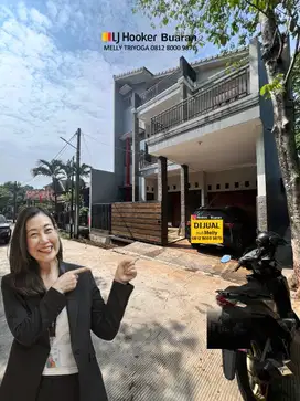 Rumah Modern Komplek Perum Bulog Pondok Melati Bekasi