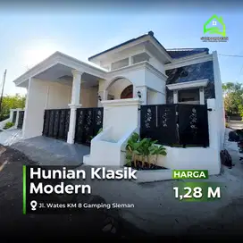 Rumah Klasik Modern di Jl Wates Km 8 Gamping Sleman