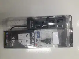 USB HUB 4PORT OUTPUT ON OFF SAKLAR LAMPU 2.0 HIGH SPEED