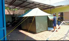 Tenda peleton, regu, komando 3x4,4x6,6x14 mtr. Ready stok Palembang