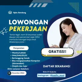 LOWONGAN PEKERJAAN