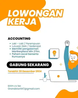 Lowongan Pekerjaan Accounting