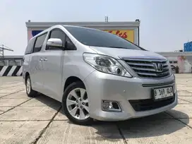 Km 58 rb) Toyota Alphard 2.4  at 2013 2012 automatic murah atpm