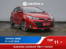 YARIS G 1.5 MATIC 2018 - GRATIS CICILAN PERTAMA