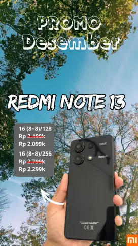 Redmi Note 13 Harga List Promo | New Garansi Resmi