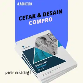 Desain & Cetak Compro | Company Profile Profesional