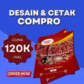 Desain & Cetak Compro | Company Profile Profesional