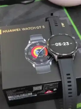 Huawei Watch Gt 5 Black Mulus Garansi Resmi 1tahun