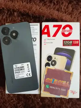 Itel A70 Ram 4+8/128GB Fullset Ori Mulus