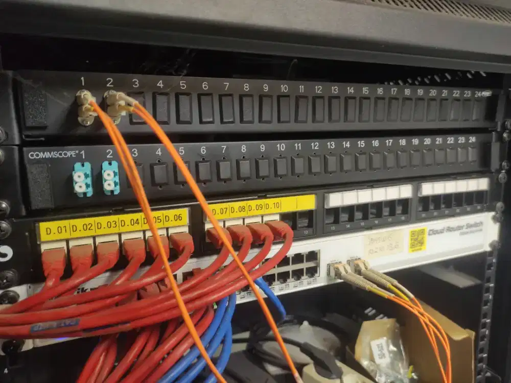 Instalasi dan maintenance Listrik, LAN, CCTV, Access Control dan FO