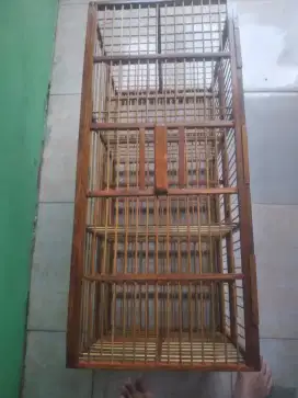 Kandang/dongdang lepas merpati bahan kayu jati asli