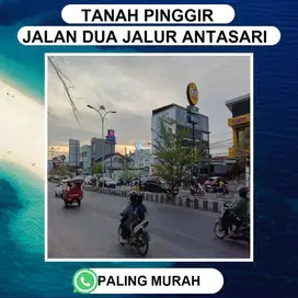 TANAH DIPINGGIR JALAN UTAMA ANTASARI DJUAL MURAH BISA DICICIL