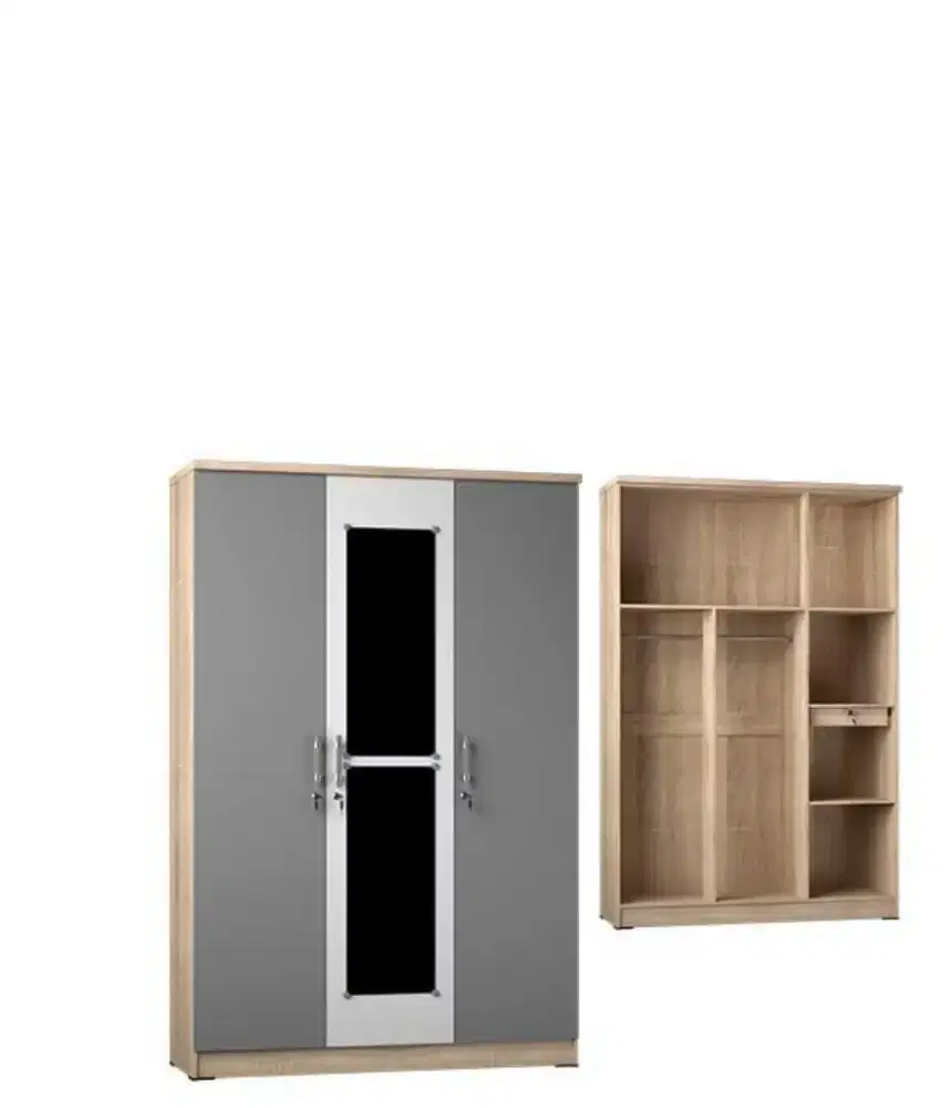 Lemari pakaian 3 pintu