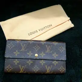 LV Louis Vuitton Long Wallet Authentic Original dompet