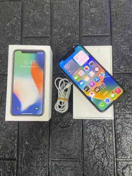 iPhone X 64GB ex inter bisa SIM card bekas original