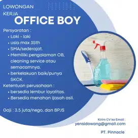 Lowongan Office boy