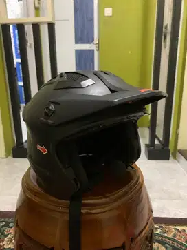 Helm jpx mx 726 r hitam doff