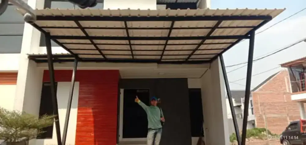 Kanopi baja spesialis pemasangan