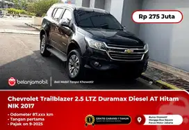 Chevrolet Trailblazer 2.5 LTZ Duramax Diesel AT Hitam 2017/2018