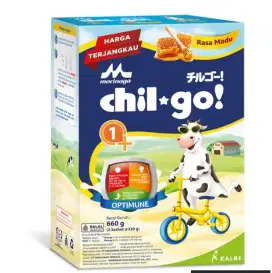 Morinaga Chil-Go! 1+ Susu Bubuk Pertumbuhan Anak 1-3 Tahun Rasa Madu