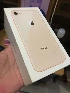 Dusbuk iPhone 8 64gb gold lengkap