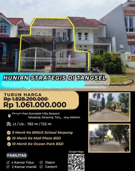 Dijual Rumah Villa Serpong