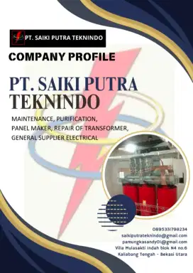JASA MAINTENANCE, PURIFICATION, PANEL MAKER, REPAIR OF TRANSFORMER