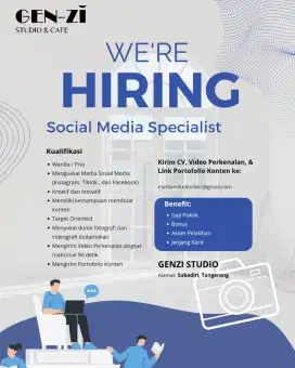 Lowongan Kerja Sosial Media Marketing Admin