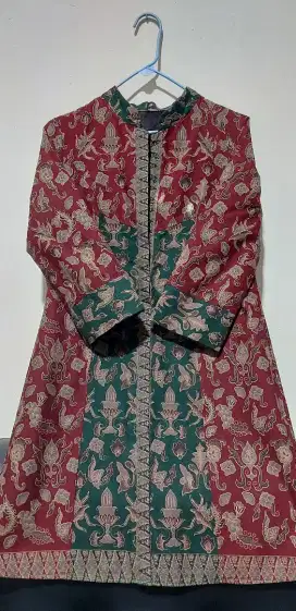 Dress batik ukuran M fit L