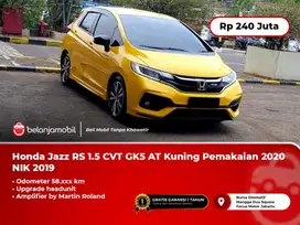 [ Tangan Pertama ] Honda Jazz RS 1.5 CVT GK5 AT Kuning 2019/2020