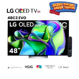 LG OLED TV 4K Smart TV 48 Inch - 48C3PSA Dolby Atmos ThinQ AI HGIG