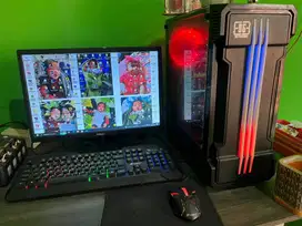 Komputer PC gaming set