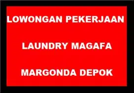 Dibutuhkan Karyawan Laundry untuk Bagian Cuci