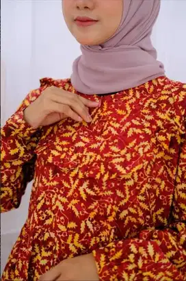 Gamis Batik Solo Asli