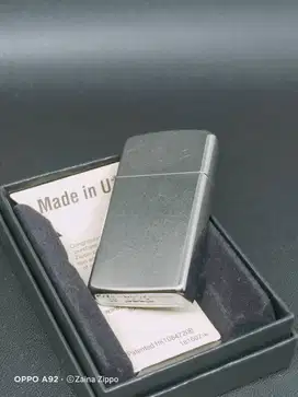 New Zippo Slim Street Chrome Original