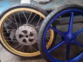 Velg ring 17 depan palang v Rossy belakang jari²