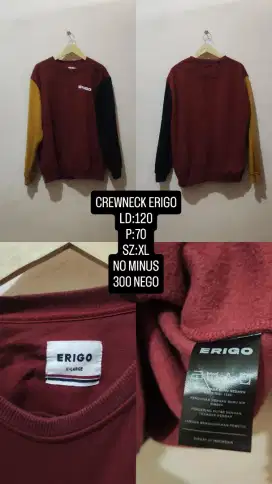 Crewneck Erigo Tiga Warna