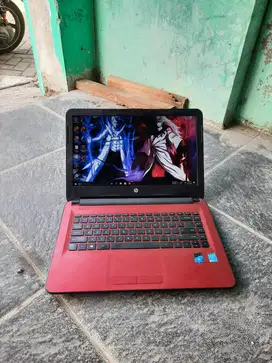 Hp 14 AC104TU Merah Intel Core i3 Gen 4 Ram 8Gb Ssd 128Gb Siap Pakai