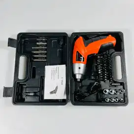 Set Bor Listrik Cordless Electric Drill Screwdriver 46 PCS