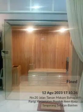 Pembuatan Sauna dan Instalasi