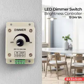 Dimmer Lampu LED Brightness Controller 12-24V 8A