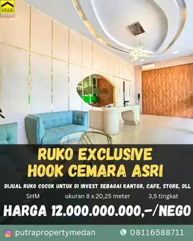 DIJUAL RUKO COCOK UNTUK DIINVEST SEBAGAI PERKANTORAN/KLINIK/CAFE/STORE