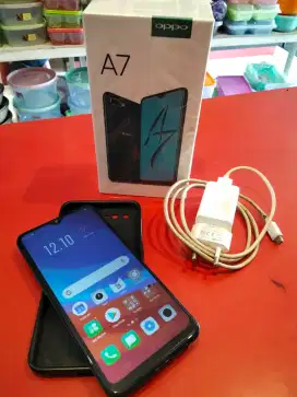 Oppo A7 hijau tua