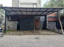 Pemasangan kanopi baja ringan sni promo