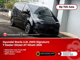 [PAJAK1-2026] Hyundai Staria 2.2L 2WD Signature Hitam 2021/2022