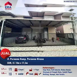 Dijual 1 unit rumah siap pakai Jl. Purnama - Komp. Purnama Kirana