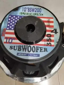 Speaker subwoofer