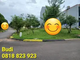 Murah.. Kavling hoek 307 m2, timur, samping taman, Legenda wisata