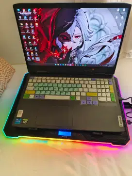 Cooler Stand Laptop REXUS B160 Phone Holder Cooling Pad RGB Kipas Fan