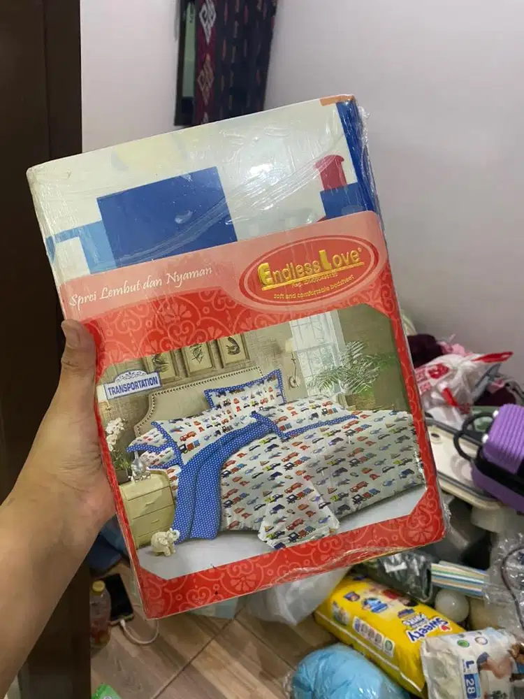Sprei dan bedcover anak uk.120x200cm